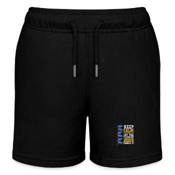 Classe de 2025 - Short de jogging enfant bio Stanley/Stella - noir - Devant