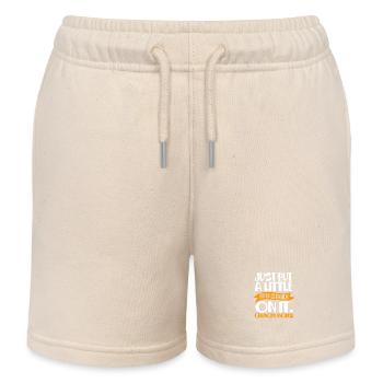 Maman croquante - Short de jogging enfant bio Stanley/Stella - écru doux - Devant