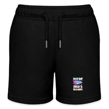 Chaussette Hop - Short de jogging enfant bio Stanley/Stella - noir - Devant