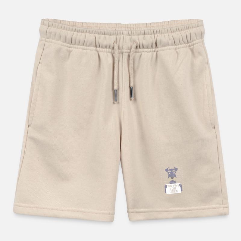 Miniature Schnauzer Kids Organic Sweat Shorts by Stanley/Stella