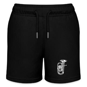 Tuba Blaskapelle Blasmusik | Joblin Volksmusik - Kinder Organic Joggingshorts Mini Bolter von Stanley/Stella - Schwarz - Vorne