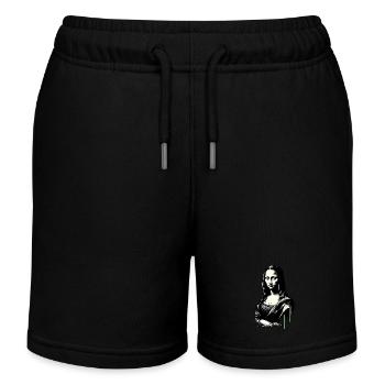 KI Mona Lisa Steetart Style - Kinder Organic Joggingshorts Mini Bolter von Stanley/Stella - Schwarz - Vorne