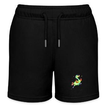 Gute Laune Dodo - Kinder Organic Joggingshorts Mini Bolter von Stanley/Stella - Schwarz - Vorne