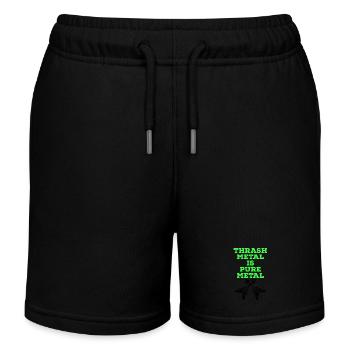 Thrash metal is pure metal - Kinder Organic Joggingshorts Mini Bolter von Stanley/Stella - Schwarz - Vorne