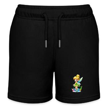 Petite Fée 7 - Short de jogging enfant bio Stanley/Stella - noir - Devant
