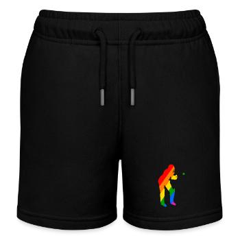 Gardien de guichet de cricket - Short de jogging enfant bio Stanley/Stella - noir - Devant