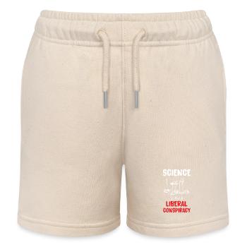 Science Is Not A Liberal Conspiracy - Kinder Organic Joggingshorts Mini Bolter von Stanley/Stella - Natur - Vorne