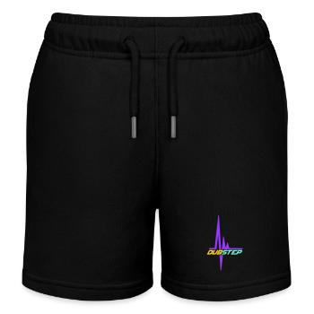 Dub Step Techno Musique Pulsation Fréquence cardiaque - Short de jogging enfant bio Stanley/Stella - noir - Devant