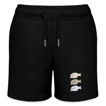 Robbe Triple - Short de jogging enfant bio Stanley/Stella - noir - Devant