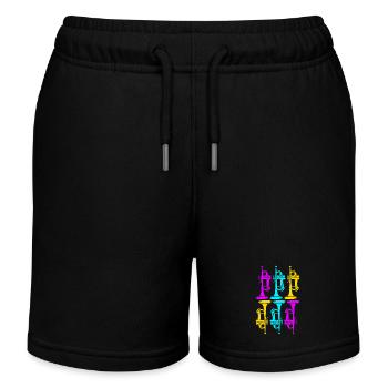 Trombone - Kids Organic Sweat Shorts by Stanley/Stella - black - Front