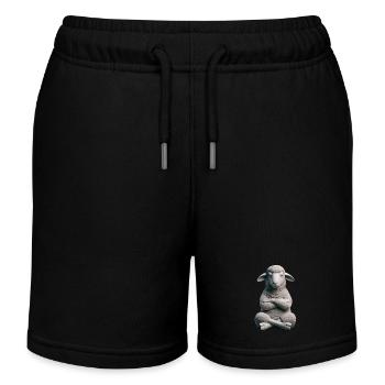 Mouton sinistre 3 - Short de jogging enfant bio Stanley/Stella - noir - Devant