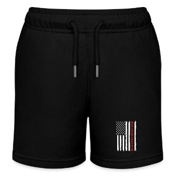 Ruhestand Rentnerin Rente Rentner - Kinder Organic Joggingshorts Mini Bolter von Stanley/Stella - Schwarz - Vorne