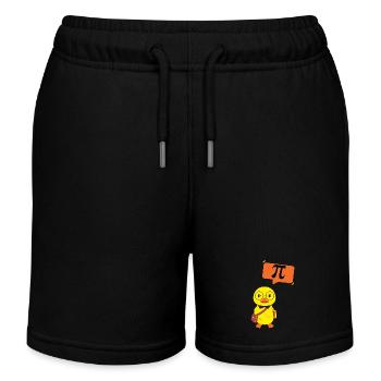 Chick Nerd - lustige Geek Geschenkidee - Kinder Organic Joggingshorts Mini Bolter von Stanley/Stella - Schwarz - Vorne
