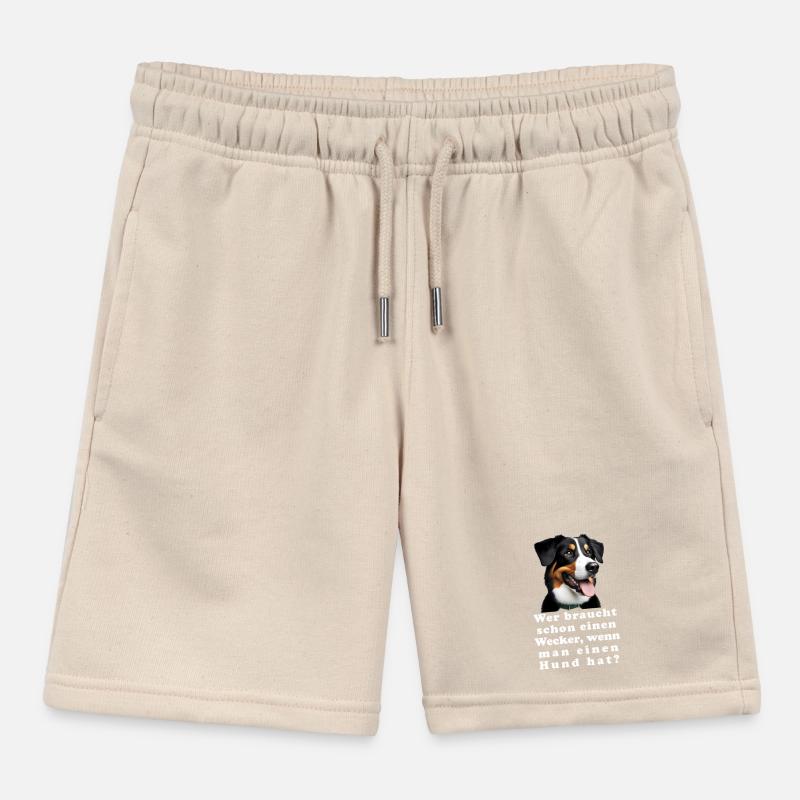 Who needs an alarm clock when you have a Hun Kids Organic Sweat Shorts by Stanley/Stella