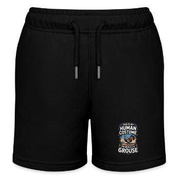 Auerhahn - Kinder Organic Joggingshorts Mini Bolter von Stanley/Stella - Schwarz - Vorne