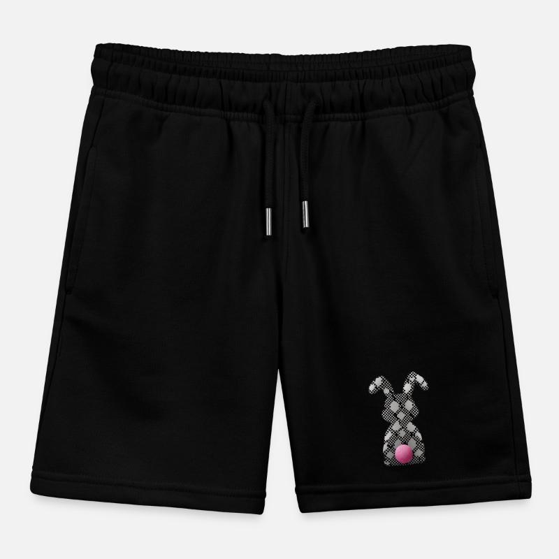 Easter Bunny Kids Organic Sweat Shorts by Stanley/Stella