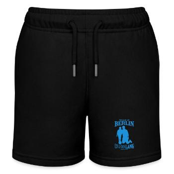 Berlin Fußball Tradition Geschenk - Kinder Organic Joggingshorts Mini Bolter von Stanley/Stella - Schwarz - Vorne