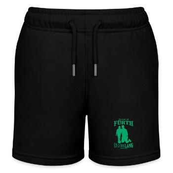 Fürth Fußball Tradition Geschenk - Kinder Organic Joggingshorts Mini Bolter von Stanley/Stella - Schwarz - Vorne