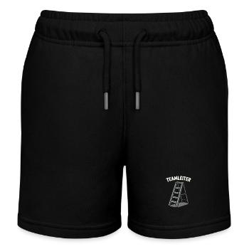 Leiter im Büro, Chef vom Team und Arbeit - Kinder Organic Joggingshorts Mini Bolter von Stanley/Stella - Schwarz - Vorne