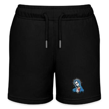 Die Jungfrau Maria betet - Kinder Organic Joggingshorts Mini Bolter von Stanley/Stella - Schwarz - Vorne