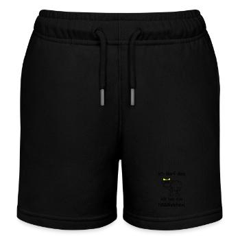 Ein Schaf - Mädchen - Kinder Organic Joggingshorts Mini Bolter von Stanley/Stella - Schwarz - Vorne