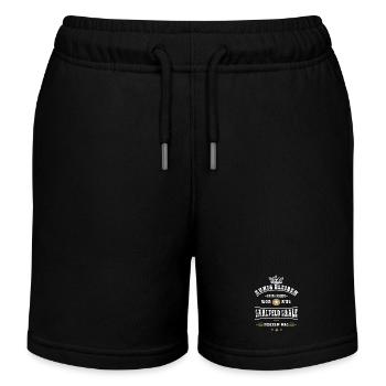Saalfeld, Thüringen - Kinder Organic Joggingshorts Mini Bolter von Stanley/Stella - Schwarz - Vorne