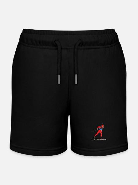 Biathlon - Short de jogging enfant bio Stanley/Stella - noir