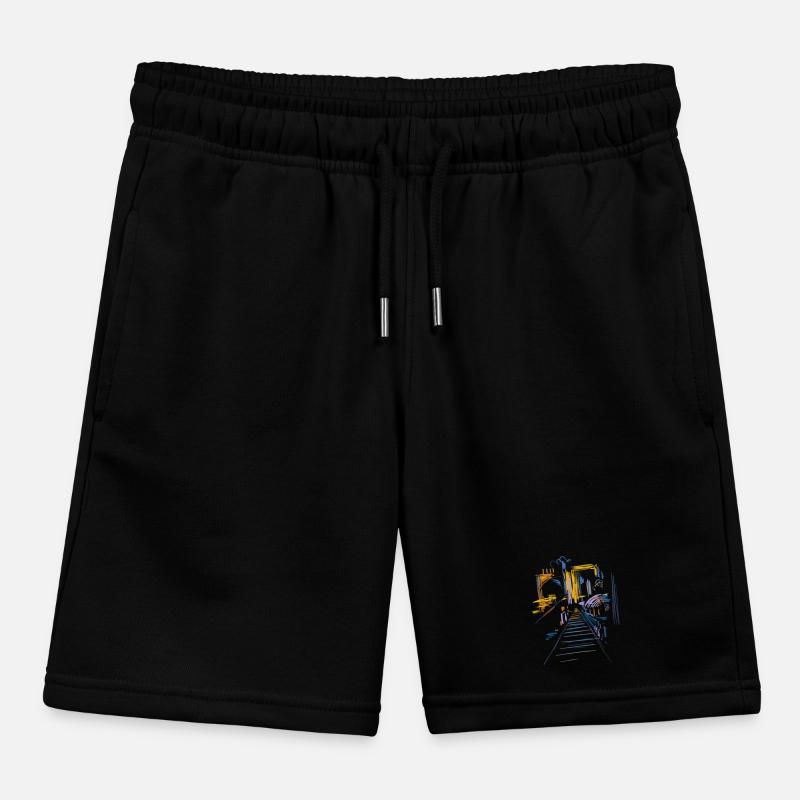 Architecture Abstract Kids Organic Sweat Shorts by Stanley/Stella