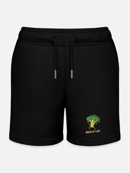 Brocco-Lee - gesunder Kampfsport - Kinder Organic Joggingshorts Mini Bolter von Stanley/Stella - Schwarz