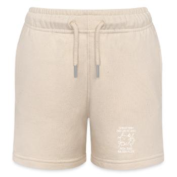 Harte Arbeit (dunkel) - Kinder Organic Joggingshorts Mini Bolter von Stanley/Stella - Natur - Vorne