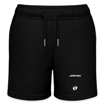 Babyfüße Schwangerschaft Babybauch Schwanger - Kinder Organic Joggingshorts Mini Bolter von Stanley/Stella - Schwarz - Vorne