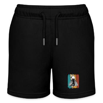Badminton - Kinder Organic Joggingshorts Mini Bolter von Stanley/Stella - Schwarz - Vorne