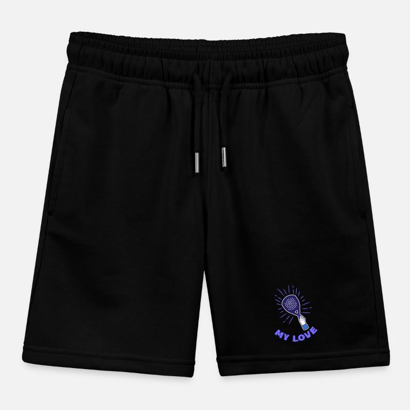 Racket Statement Padel Serve Statement Sport Kids Organic Sweat Shorts by Stanley/Stella