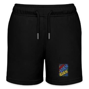 Adam t-shirt nuage de mots t-shirt idée cadeau - Short de jogging enfant bio Stanley/Stella - noir - Devant