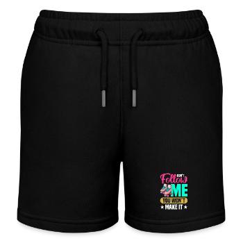 Rollschuh Design - Kinder Organic Joggingshorts Mini Bolter von Stanley/Stella - Schwarz - Vorne