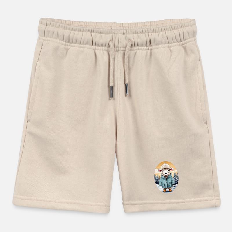 Süßes Schaf Kinder Organic Joggingshorts Mini Bolter von Stanley/Stella