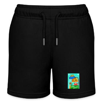 EG Frau I positive Sprüche I Muttertag I Urlaub - Kinder Organic Joggingshorts Mini Bolter von Stanley/Stella - Schwarz - Vorne