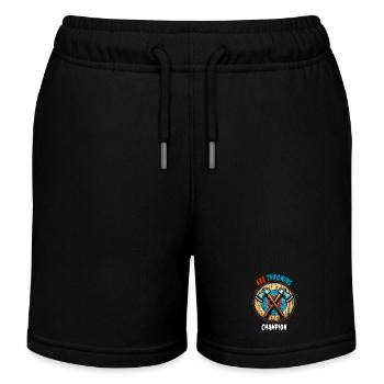 Hache à lancer une hache Sport Design - Short de jogging enfant bio Stanley/Stella - noir - Devant