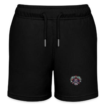 Crâne mexicain - Short de jogging enfant bio Stanley/Stella - noir - Devant