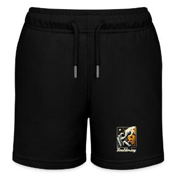 Astronaute de bloc Astronaute Astronaute Cadeau - Short de jogging enfant bio Stanley/Stella - noir - Devant