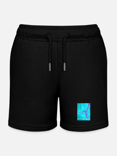 Blitz - Kinder Organic Joggingshorts Mini Bolter von Stanley/Stella - Schwarz