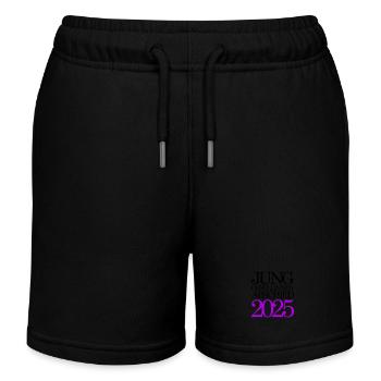 Bachelorette Party 2025 Bachelorette Party - Kids Organic Sweat Shorts by Stanley/Stella - black - Front