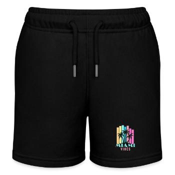 Vibrations de Miami - Short de jogging enfant bio Stanley/Stella - noir - Devant