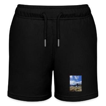 Cime Triomphale Au Sommet - Short de jogging enfant bio Stanley/Stella - noir - Devant