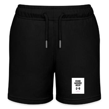 Gym Motivation Noch ein Wiederholungsdesign - Kinder Organic Joggingshorts Mini Bolter von Stanley/Stella - Schwarz - Vorne