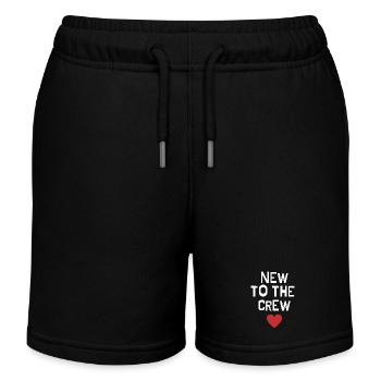 New to the crew - Kinder Organic Joggingshorts Mini Bolter von Stanley/Stella - Schwarz - Vorne