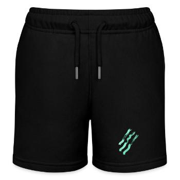 Lignes abstraites - minimalisme - Short de jogging enfant bio Stanley/Stella - noir - Devant