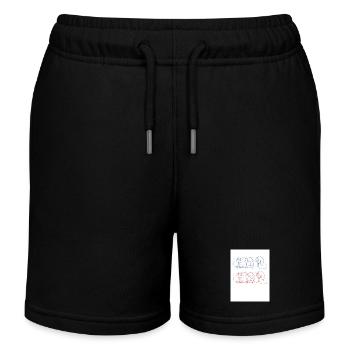 Paris Bubble Paris Throw-up Paris Graffiti - Short de jogging enfant bio Stanley/Stella - noir - Devant