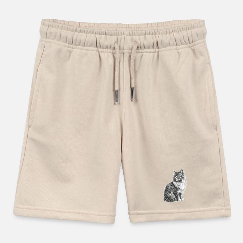 Katze Kinder Organic Joggingshorts Mini Bolter von Stanley/Stella