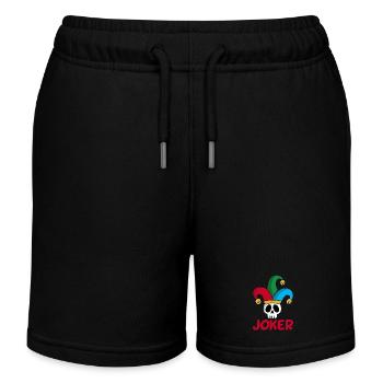 Joker's Skull - Kids Organic Sweat Shorts by Stanley/Stella - black - Front